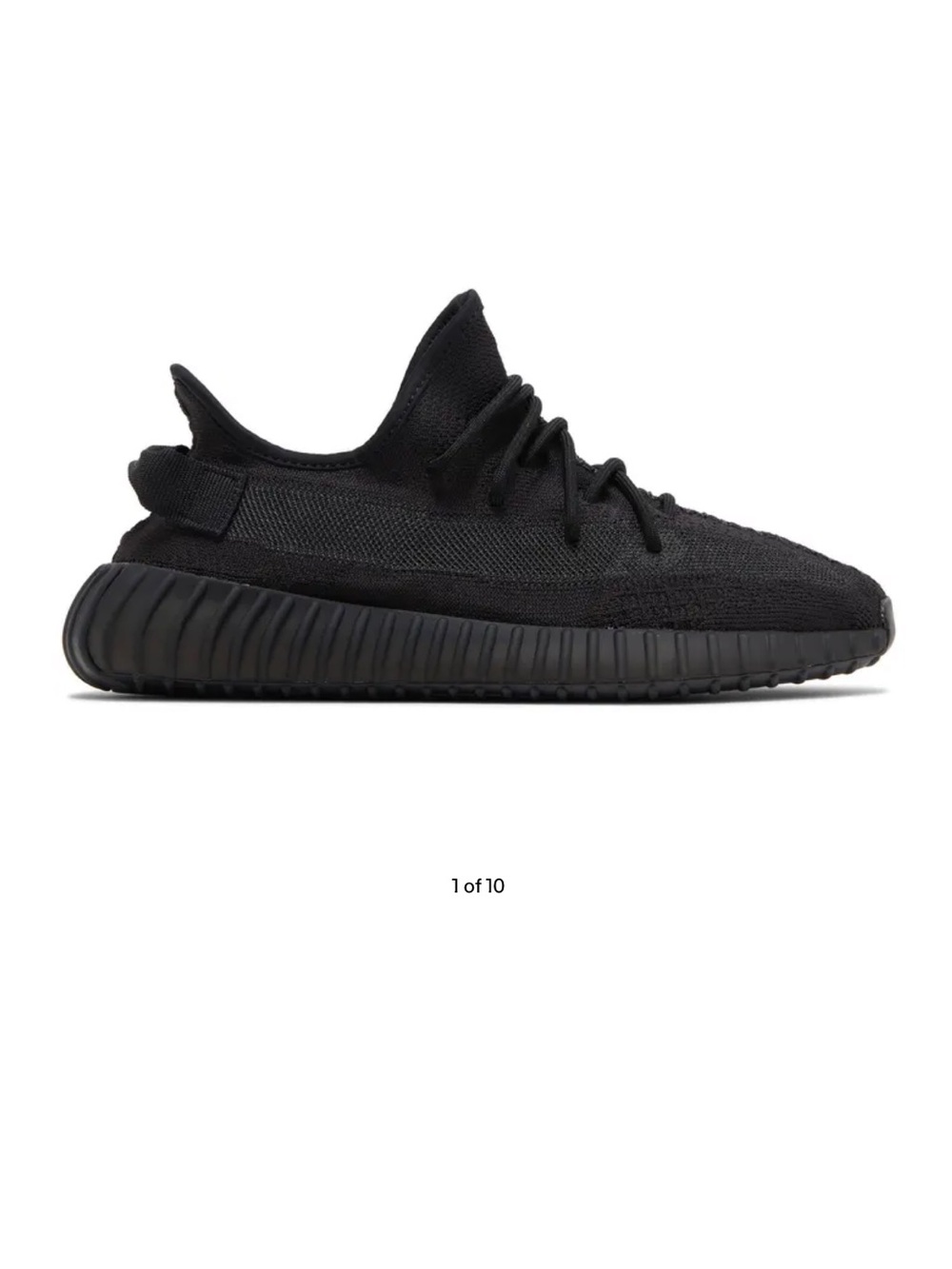 adidas Yeezy Boost 350 V2 Black Low-Top Sneaker